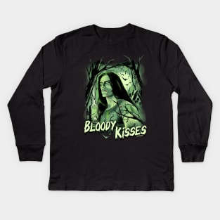 Bloody Kisses (Peter Steele) by BwanaDevilArt Kids Long Sleeve T-Shirt
